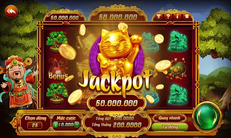 Hình ảnh khuyến mãi thưởng chào mừng độc quyền cho người chơi Slot Games tại 69vin info, với các yếu tố tiền thưởng và màu sắc rực rỡ